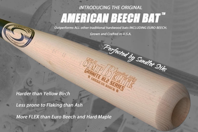 Sandlot Stiks, beech bats, american beech wood bats, Maple Pro wood